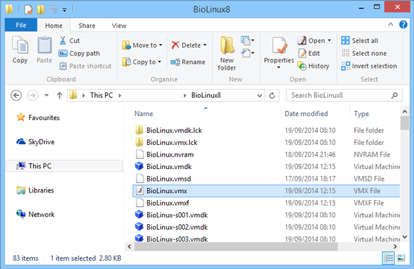 BioLinuxのインストール方法