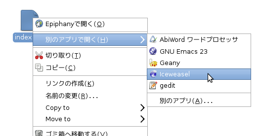 �u���E�U��I���