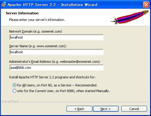 apache�̃T�[�o���