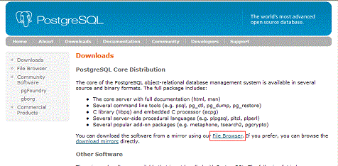 PostgreSQL��Downloads 