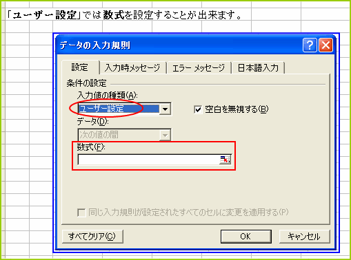 ���͋K���@���[�U�[�ݒ�