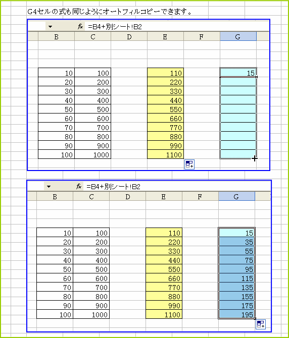 �����̃I�[�g�t�B���ɂ��R�s�[