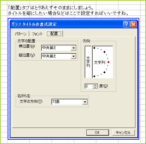 �O���t�^�C�g���̏����ݒ�i�z�u�j